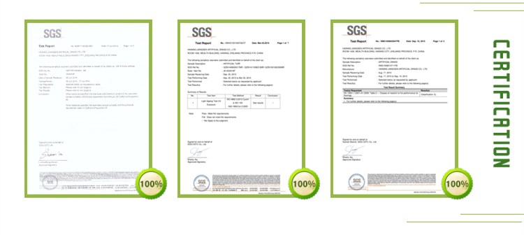jiangsen dirbtinės žolės sertifikavimas jiangsen artificial grass certification