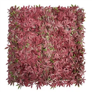 Klevo lapų formos dirbtinė sienų žolė