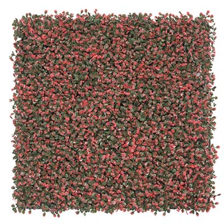 Individualių spalvų dirbtinių augalų sienų plokštės