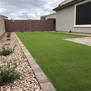 Aukštos kokybės sodo dirbtinė dekoratyvi žolė